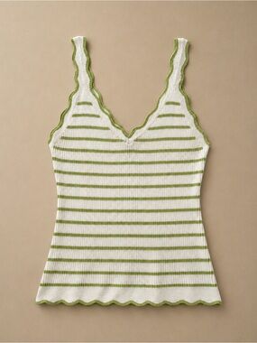 Pink blush Maternity Ribbed Striped Tank Top Size M (could fit small too)